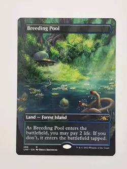 Breeding Pool NM (Borderless) Unfinity Regular MTG - Image 1
