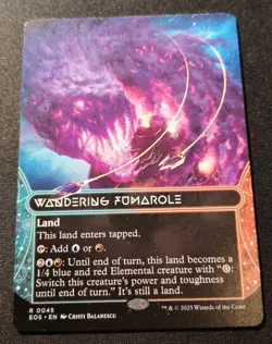 Wandering Fumarole - Borderless - Stellar Sights - EOS - MTG - EN - NM - 0045 - Image 1