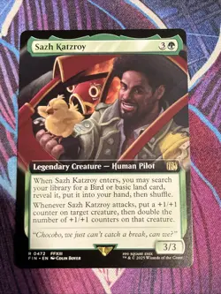 Sazh Katzroy (Extended Art) Final Fantasy MTG English - Image 1