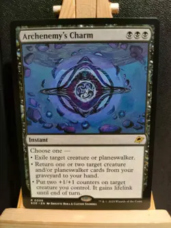 Archenemy's Charm - Edge of Eternities - Rare - NM (See pics) MTG - Image 1