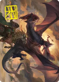 Near Mint x 1 Witch-king, Bringer of Ruin Art Card - Gold-Stamped Signature Art - Image 1