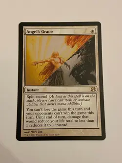 Magic the Gathering : MODERN MASTERS Angel's Grace NM MTG - Image 1