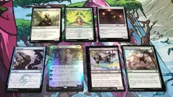 MTG Error Cards Set of 116 Magic The Gathering Trading Cards Collection - Image 1