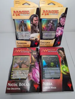 4 New Planeswalker Deck Lot Amonkhet Hour of Devastation MTG Magic the Gathering - Image 1