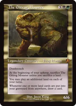 MTG English The Gitrog Monster (Retro Frame) NM Normal Innistrad Remastered - Image 1