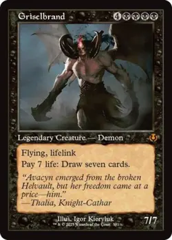 MTG English Griselbrand (Retro Frame) NM Normal Innistrad Remastered - Image 1