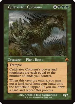 MTG English Cultivator Colossus (Retro Frame) NM Normal Innistrad Remastered - Image 1