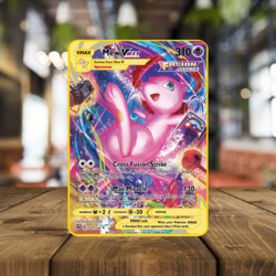 Mew VMAX Pokemon Gold Metal Card Gift / Display - Image 1
