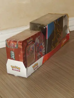 POKEMON Trading Cards TCG Costco 3 Pack Bundle CROWN ZENITH ETB + 2 TIN NEW SEAL - Image 4