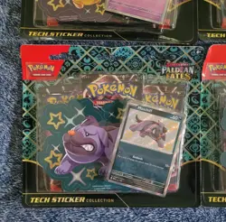 Pokemon Paldean Fates Tech Sticker Collection LOT of 12 SEALED (36 Booster Packs - Image 2