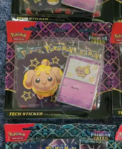 Pokemon Paldean Fates Tech Sticker Collection LOT of 12 SEALED (36 Booster Packs - Image 3