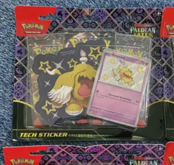 Pokemon Paldean Fates Tech Sticker Collection LOT of 12 SEALED (36 Booster Packs - Image 4