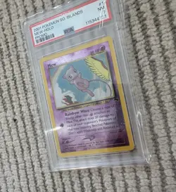 2001 POKEMON SOUTHERN ISLANDS PROMO #1 MEW - HOLO PSA 7 - Image 4