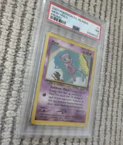 2001 POKEMON SOUTHERN ISLANDS PROMO #1 MEW - HOLO PSA 7 - Image 5