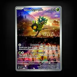 Pokemon TCG SV: Scarlet & Violet Promo Cards Teal Mask Ogerpon #123 Promo NM - Image 1