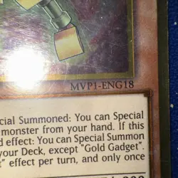 Gold Gadget - MVP1-ENS18 - Secret Rare - 1st Edition - M / NM - YuGiOh! - Image 2