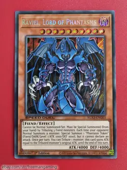 Yugioh Sacred Beasts Set Raviel Uria Hamon Armityle Chaos Phantasm Egyptian Gods - Image 2