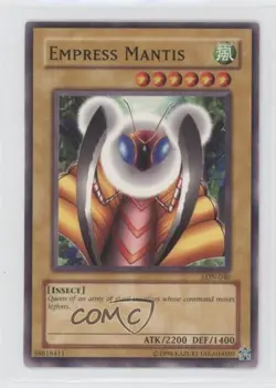 Empress Mantis Unlimited YuGiOh Labyrinth of Nightmare #LON-040 2003 0xr2 - Image 1