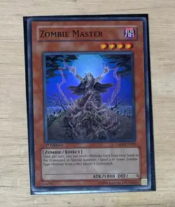 Yugioh Zombie Master TAEV-EN039 Super Rare 1st Ed LP - Image 1