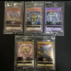 Yugioh Card Rush Duel Seven Eleven Promo Card Complete Set of 5 Sealed Japanese - Image 1