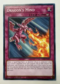 Yugioh! Dragon's Mind - ALIN-EN079 - Common - 1st Edition Near Mint, English - Image 1