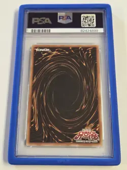 Tri-Horned Dragon LOB-K000 PSA 9 MINT Secret Rare Yugioh OCG Unlimited Edition - Image 5