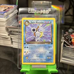 Pokemon TCG Dark Blastoise 1st Edition Team Rocket Regular Rare Card 20/82 - Image 1