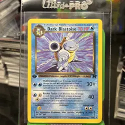 Pokemon TCG Dark Blastoise 1st Edition Team Rocket Regular Rare Card 20/82 - Image 2