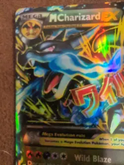 Mega Charizard EX (X) Pokemon trading card from the XY Flashfire series. - Image 2
