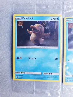 LOT OF 2 Psyduck SM199 Foil Holo Detective Pikachu Promo Card Pokemon 2019 - Image 2