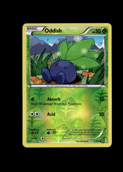 Pokemon 2012 Moderate Play Oddish Boundaries Crossed REVERSE 1/149 Card - Image 1