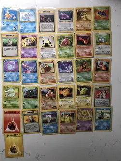 Lot of 31 Pokemon Pocket Monster Japanese Cards 1996 1999 2000 - Image 1