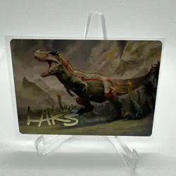 Ghalta, Stampede Tyrant Gold Stamped Art Card English **US SHIP** - Image 1