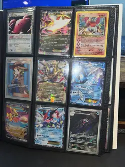 Huge Binder Pokemon Card Collection Lot Vintage Holos Wotc Full Arts 40 Pages - Image 1