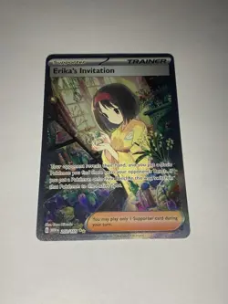 Erika's Invitation 203/165 Scarlet & Violet-151 Holo SIR Pokemon TCG Card - Image 1