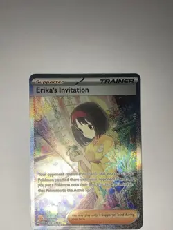 Erika's Invitation 203/165 Scarlet & Violet-151 Holo SIR Pokemon TCG Card - Image 3