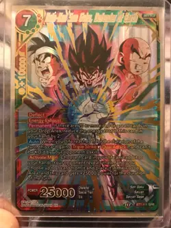 Dragon Ball Super Card Game - BT7-111 SPR - Kaio-Ken Son Goku, Defender Earth NM - Image 1