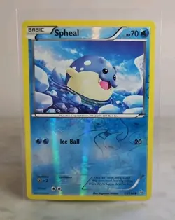 Pokemon TCG: Spheal (Reverse Holo) 24/106 - XY Flashfire - MP Condition - Image 1