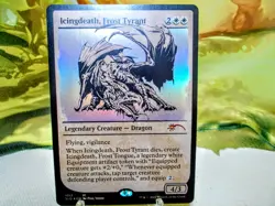 Icingdeath Frost Tyrant magic the gathering foil mythic trading card singles - Image 1