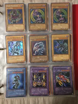 Vintage YU-Gi-Oh Card Binder Collection 300+ Card Lot - Image 1