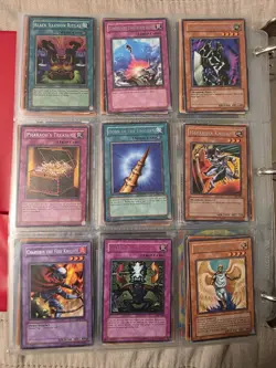 Vintage YU-Gi-Oh Card Binder Collection 300+ Card Lot - Image 4