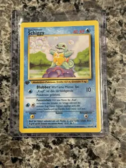 German Squirtle “Schiggy” 63/102 - Base Set Pokemon Card - Image 1