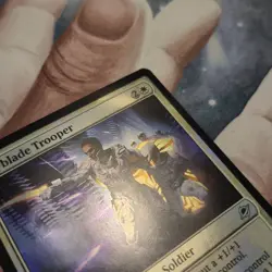 FOIL U 0030 Rayblade Trooper Human Uncommon Edge of Eternities MTG Card - Image 2