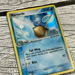 Wartortle 43/100 Stamped Crystal Guardians - Pokemon Reverse Holo Card NM/LP - Image 3
