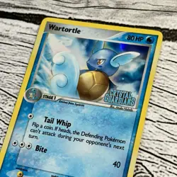 Wartortle 43/100 Stamped Crystal Guardians - Pokemon Reverse Holo Card NM/LP - Image 4