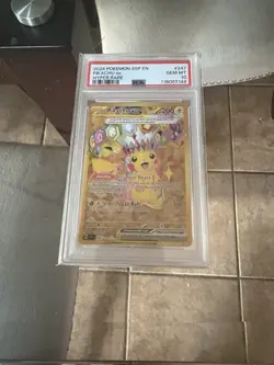 Pokemon TCG Pikachu Ex 247/191 Hyper Rare PSA 10 Graded Card - Image 1