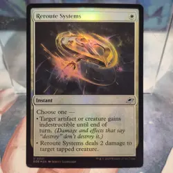 FOIL U 0031 Reroute Systems Instant Uncommon Edge of Eternities MTG Card - Image 1