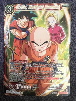 Dragon Ball Super Card Game Krillin, Masterful Teamwork EX25-09 EX NM - Image 1