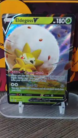ELDEGOSS V Rebel Clash Series POKEMON Full Art Holo 2020 Trading Card 019/192 - Image 1