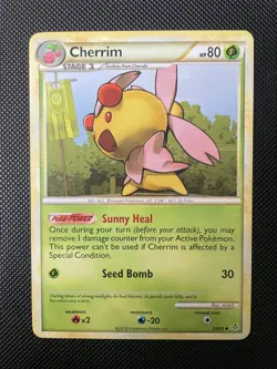 Pokemon Card Cherrim Unleashed Uncommon 28/95 LP - Image 1
